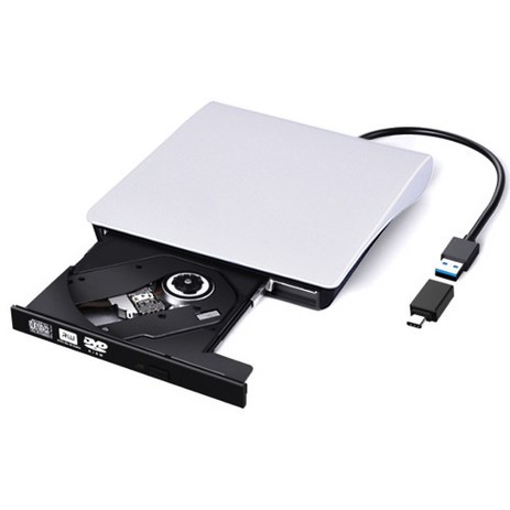 림스테일-USB-3.0-CD-/-DVD-RW-멀티-외장형-ODD-+-C타입-젠더-세트-LM-19(WH)-추천-상품