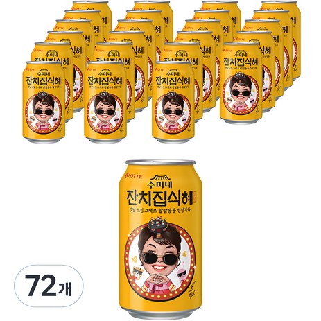 롯데칠성음료 수미네 잔치집식혜, 340ml, 72개-추천-상품