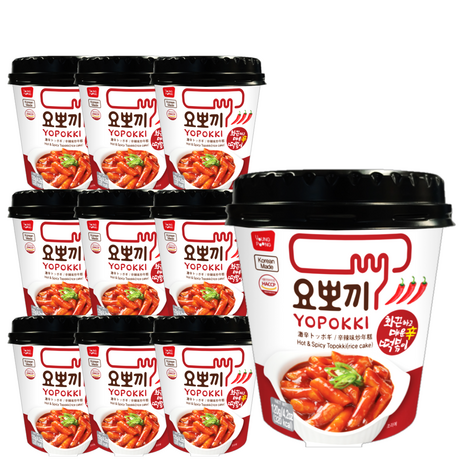 요뽀끼 화끈하고 매운 떡볶이 컵, 120g, 10개-추천-상품