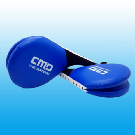 더코모드 CMD 태권 발차기 미트 (고급형) 쌍미트 타겟 킥미트, 블루(파랑)(양쪽), 1개-추천-상품