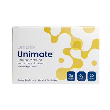 Unicity UNIMATE Lemon Ginger 30 Pouches, 1개-추천-상품