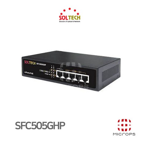 [솔텍] SOLTECH SFC505GHP 기가비트 POE 스위칭 허브-추천-상품