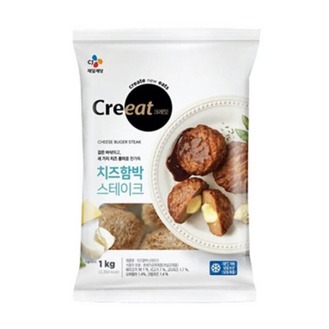 크레잇 치즈 함박스테이크 1Kg, 1개-추천-상품