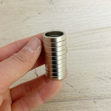 NR20*4T(D15.5) 네오디움 링자석 NR 지름20mm x 두께 4mm (내경 15.5mm) [니즈], 10개-추천-상품