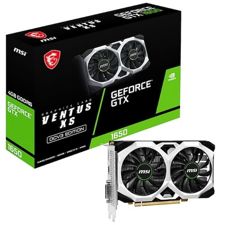 MSI GeForce GTX 1650 VENTUS XS OC V3 D6 4GB-추천-상품