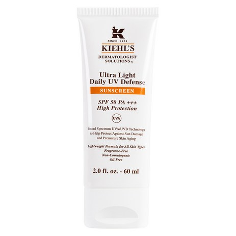 키엘 Kiehls 선크림 울트라라이트 데일리 UV디펜스 SPF50 60ml-추천-상품