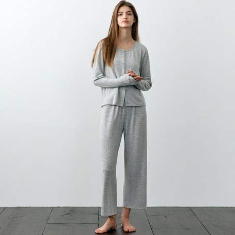 비올레 니트 가디건 여성 잠옷 세트 파자마 홈웨어-추천-상품