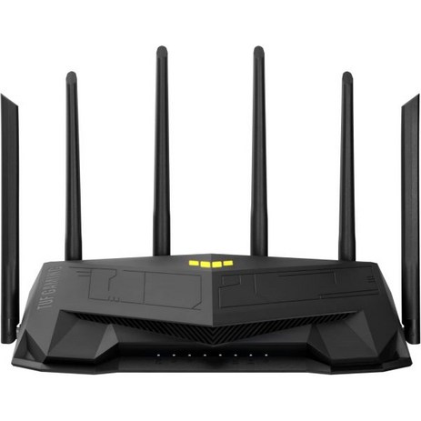 ASUS TUF 게이밍 WiFi 6 라우터TUFAX6000 전용 포트 듀얼 2.5G 3단계 포워딩 AiMesh 포함 확장형 라우터 AiPro Network Security Ai-추천-상품