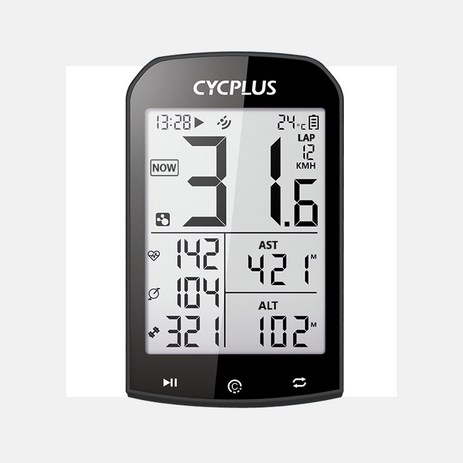 로드 자전거 네비게이션 무선 자전거 속도계 GPS 블루투스 5.0 컴퓨터 CYCPLUS M1 생활방수 거리측정기, 1개-추천-상품