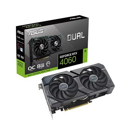 에이수스 DUAL 지포스 RTX 4060 O8G OC D6 8G-추천-상품