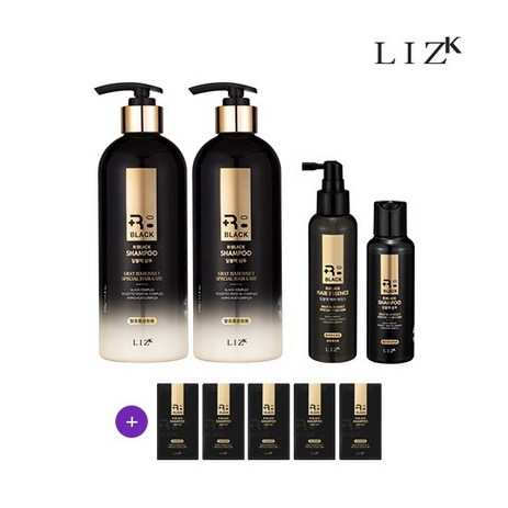 R블랙-새치케어-탈모완화기능성-샴푸-패키지-없음-상세설명-참조-추천-상품