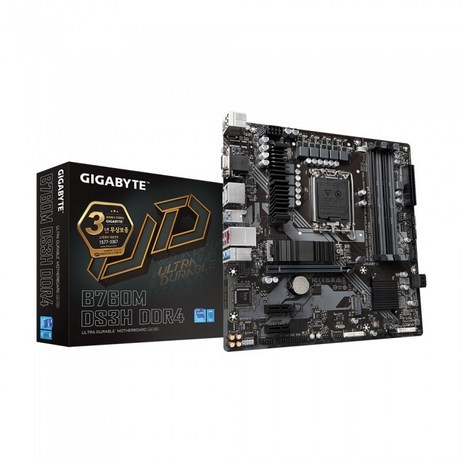 GIGABYTE 정품 기가바이트 B760M DS3H DDR4 M-ATX 제이씨현 인텔 메인보드-추천-상품