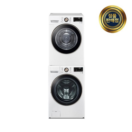 LG 트롬 세탁기 건조기세트 F19WDLP-8WL (F19WDLP+RH18WTLN) 19KG+18KG 1등급-추천-상품