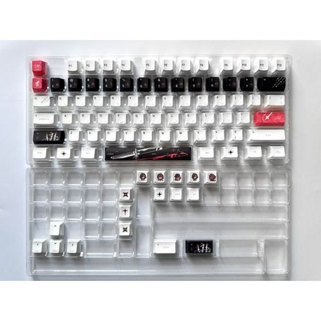 아크릴키보드덮개 Yuki Aim 루트 체리 Pbt 키캡 애니메이션 화 기계식 키보드 125 키, Japanese keycap-추천-상품