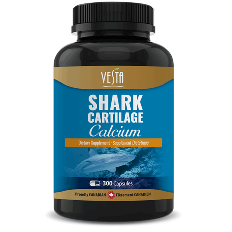 [캐나다 본사 직영] 베스타 상어연골 상어칼슘 Shark Cartilage 샤크카트리지 -_300캡슐_GMP 시설, 1병, 1개, 300정-추천-상품