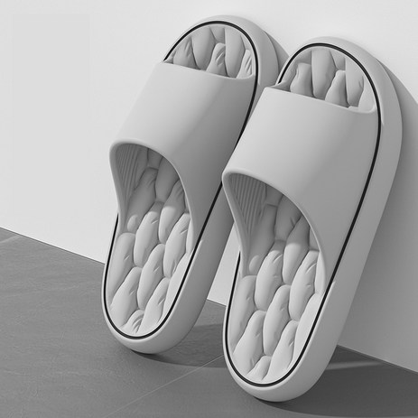 우리두리 소음방지 층간소음 쿠션 실내화 슬리퍼, 1개, 그레이-추천-상품