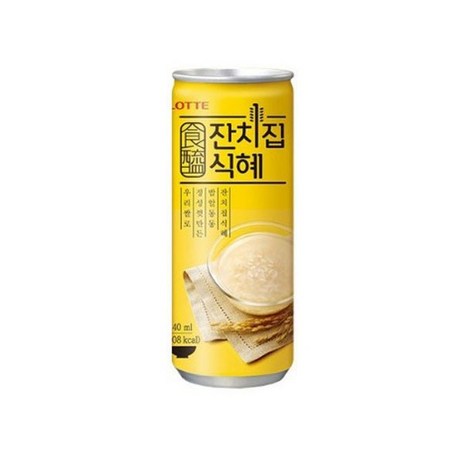 롯데칠성 잔치집식혜 캔 240ml x 30, 30개-추천-상품