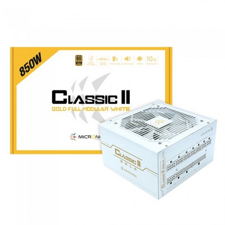 마이크로닉스 CLASSIC II GD 850W 80PLUS 230V EU Gold 풀모듈러 화이트 파워서플라이-추천-상품