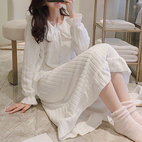 어나더디-레이스-카라-수면-원피스-3color-오버핏-잠옷-추천-상품