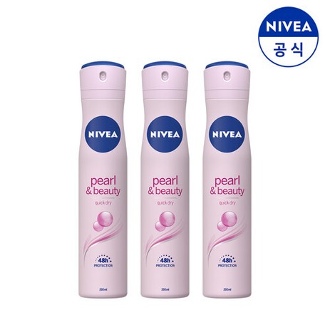 니베아-스프레이-펄-앤-뷰티-데오드란트-200ml-3개-추천-상품