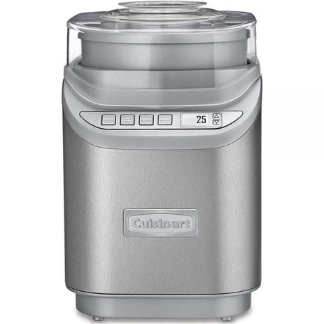 쿠진아트 Cuisinart ICE 70FR 2QT 아이스크림 메이커 LCD 스크린 스테인리스 스틸 리퍼-추천-상품