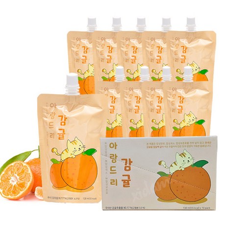 아람드리 감귤주스 (138ml*10입) x 2박스, 138ml, 20개-추천-상품