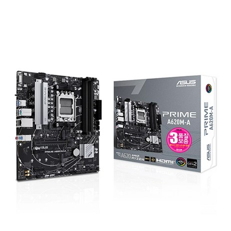 ASUS PRIME A620M-A STCOM 에이수스 컴퓨터 게이밍 PC 메인보드 AMD CPU추천 MainBoard-추천-상품