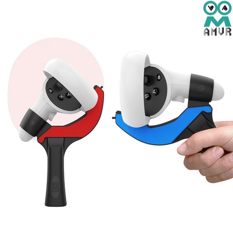 대한 오큘러스 퀘스트2 VR 양면 탁구채 컨트롤러 악세사리 라켓 그립, 1개, OQ-013-추천-상품