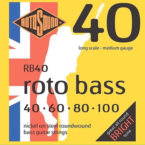 RotoSound - Roto Bass Nickel Medium / 베이스스트링 040-100 (RB40), *-추천-상품