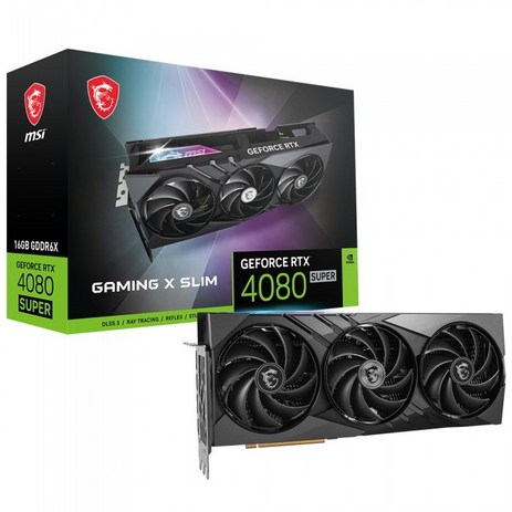 (포)MSI 지포스 RTX 4080 SUPER 게이밍 X 슬림 D6X 16GB 트라이프로져3-추천-상품