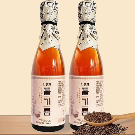 시장쏙 전연화 들기름, 300ml, 2개-추천-상품