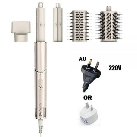 에어스타일러 브러쉬 고데기 드라이기 샤크 HD430 플렉스 음이온 헤어 드라이어 에어랩 브러시 멀티 스타일러 자동 랩 컬러, AU Plug(220V)03-추천-상품