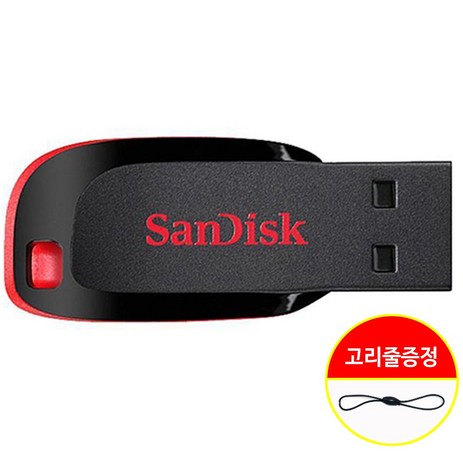 샌디스크 USB 2.0 8GB 메모리 CZ50 2.0 유에스비 8기가 + 고리줄, 13세트-추천-상품