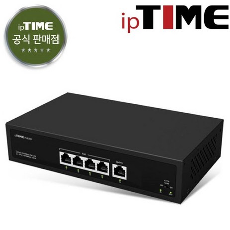 EFM네트웍스 ipTIME PoE401 스위칭허브 5포트 / 주말영업 / 강변역 방문수령 퀵가능-추천-상품