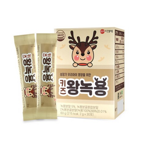 이경제 키즈왕녹용 2g x 30포 어린이 녹용, 60g, 1개-추천-상품