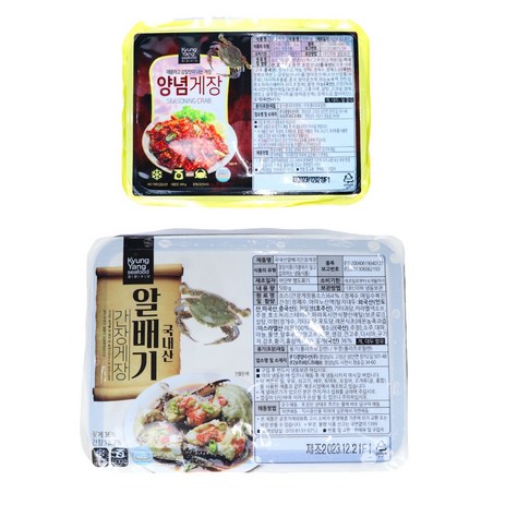 국내산 알배기 간장꽃게장 500g 양념꽃게장 300gX3통+알배기 간장꽃게장 500gX5통, 8통-추천-상품