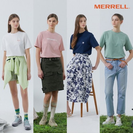 [머렐(MERRELL)] O(최초가 79 000원) 머렐 24SS 여성 쿨 소로나 반팔티셔-추천-상품