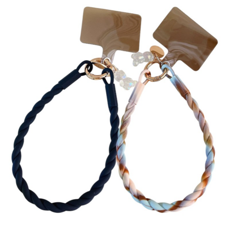 네가좋은 여행용 도난방지 핸드폰 스트랩 폰 휴대폰 스트랩, 2세트, 블랙1set+모카1set-추천-상품