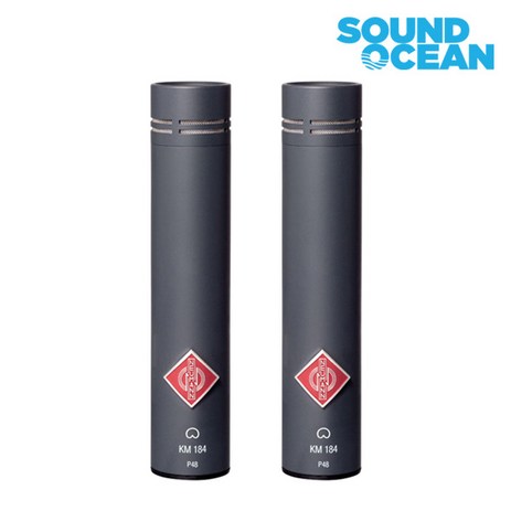 노이만 NEUMANN 방송국 스튜디오 퀄리티 레코딩 마이크, KM 184 MT Stereo SET(블랙)-추천-상품