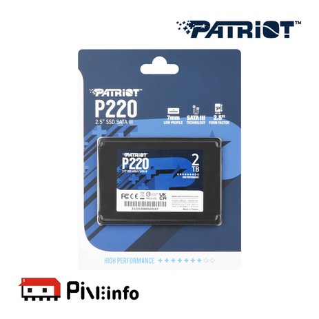 패트리어트 P220 2TB SATA 3D TLC 파인인포-추천-상품