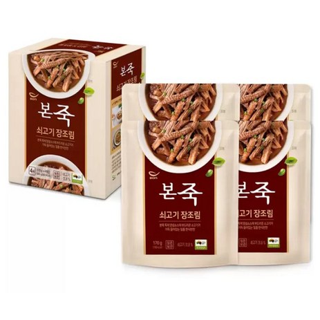 본죽 본 쇠고기 미니 장조림, 170g, 8개-추천-상품