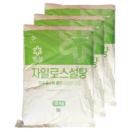 CJ제일제당 백설 자일로스 설탕 15kg 3개-추천-상품