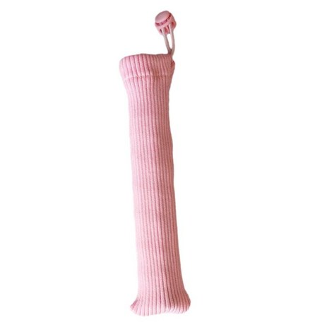 배드민턴 라켓 핸들 커버 장식용 미끄럼 방지 뜨개질 라켓 그립 커버, 분홍색, 뜬, 1개-추천-상품