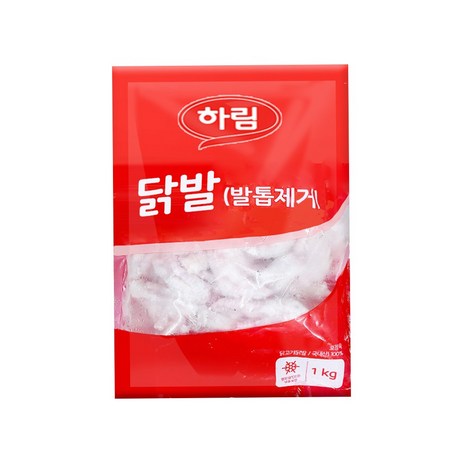 하림 닭발 발톱제거 1kg, 4개-추천-상품