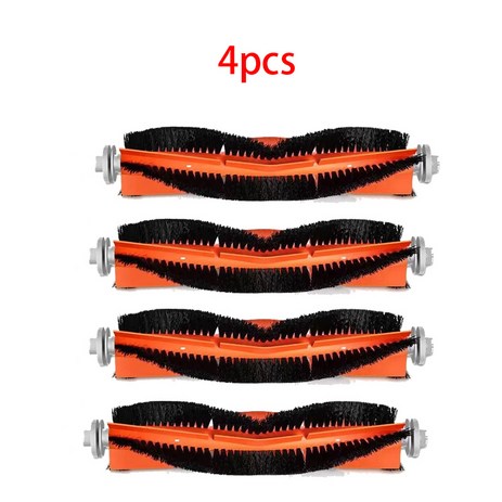 샤오미 Xiaomi X10+ / B101GL / X20+ / X20plus / C102 / Mijia Omni Mop B101CN 로봇 진공 청소기 부속품 메인 브러시, 4개, 헤어 일반 메인 브러시 A-추천-상품