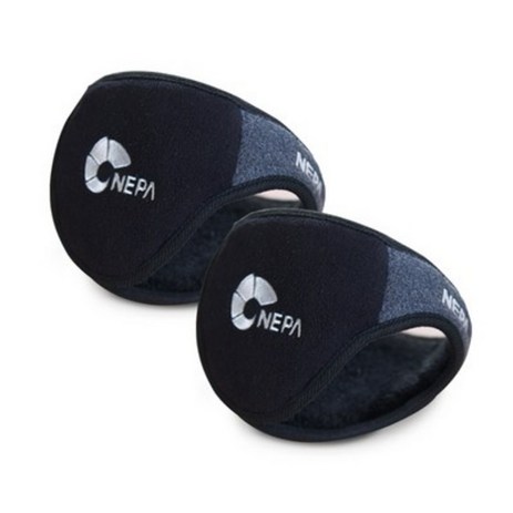 네파 Safety 듀오 방한 귀마개, 네이비&그레이 혼합, 2개-추천-상품