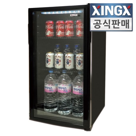 씽씽코리아-냉장쇼케이스-SD-92-블랙-음료수냉장고-LSC-92-블랙-LED-추천-상품