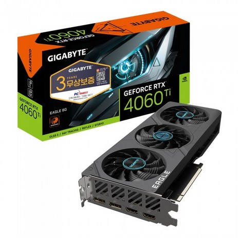 GIGABYTE 지포스 RTX 4060 Ti EAGLE D6 8GB 피씨디렉트-추천-상품