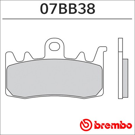 브렘보브레이크패드 07BB38SA 일반도로용 SA등급, 1개-추천-상품