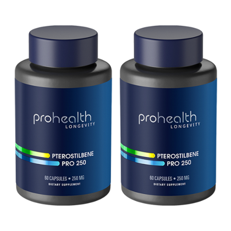 프로헬스 프테로스틸벤 NMN과 함께하면 좋은 Prohealth Pterostilbene Pro 250 (60캡슐X2병), 60정, 2개-추천-상품